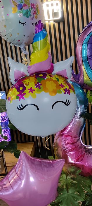 Cały zestaw balonów na hel, nowy.