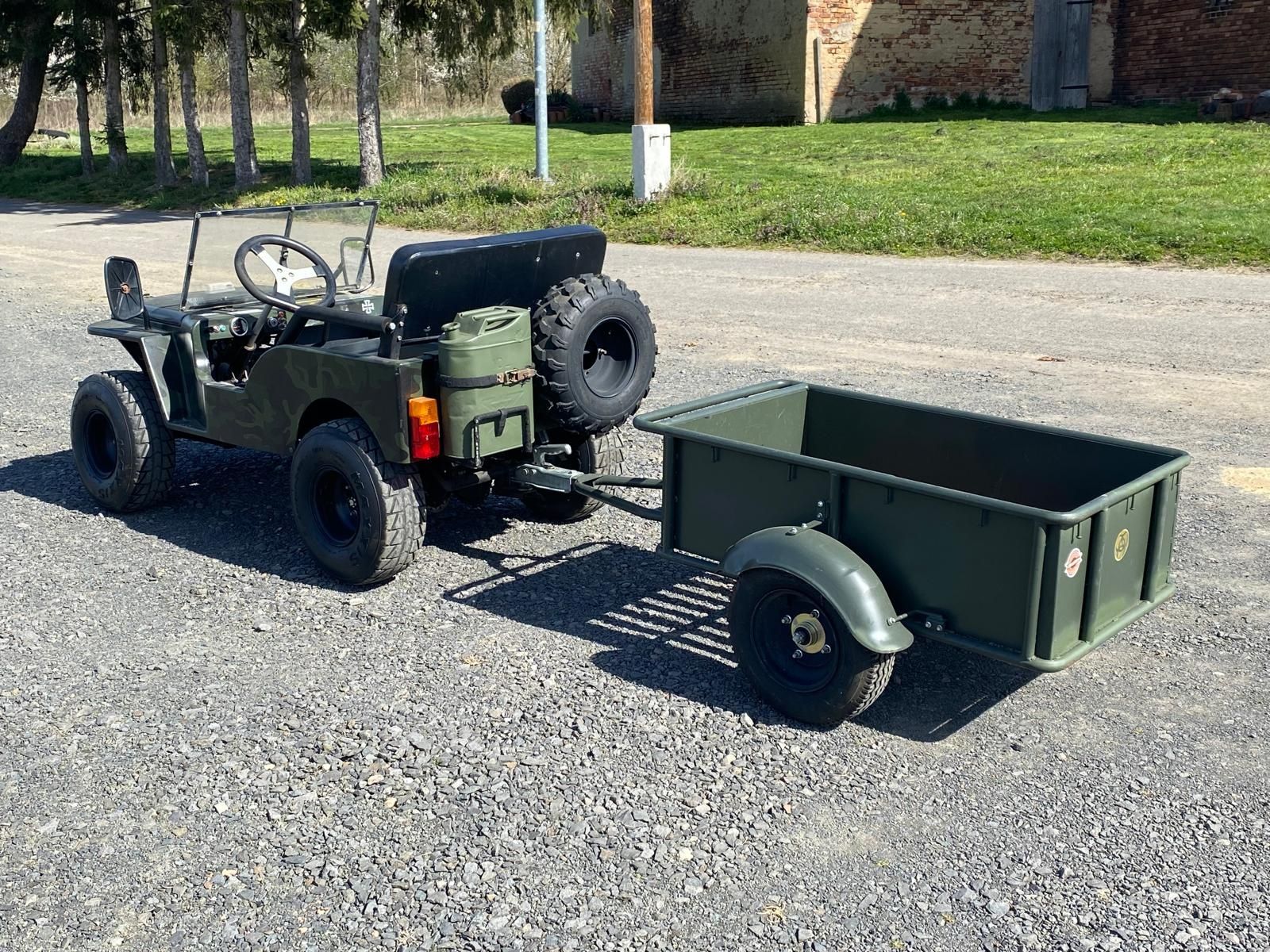 Mini Jeep Willy's 150cc + przyczepka !