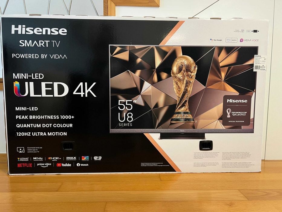 TV Hisense 55U8HQ (Avariada) Venda de Peças