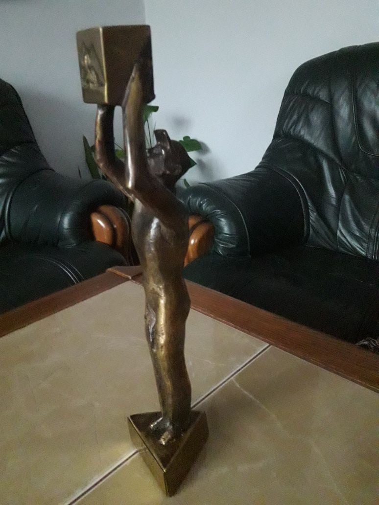 Statuetka z brązu/ mosiądzu Mclane Polska