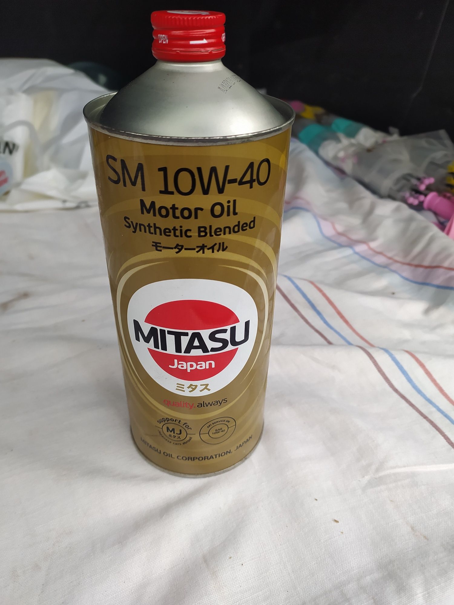 Масло MITASU MOTOR OIL SM 10W-40 Synthetic