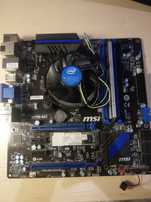 zestaw płyta główna MSI H97M-G43 procesor I3-4160 dysk 128GB ram 4GB