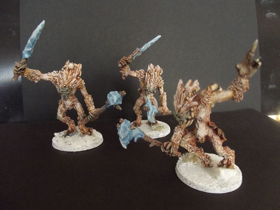 Warhammer AOS beastclaw raiders - Icefall Yhetees [Qb]