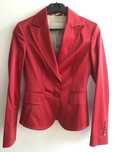 Blazer Ana Sousa vermelho, com brilho