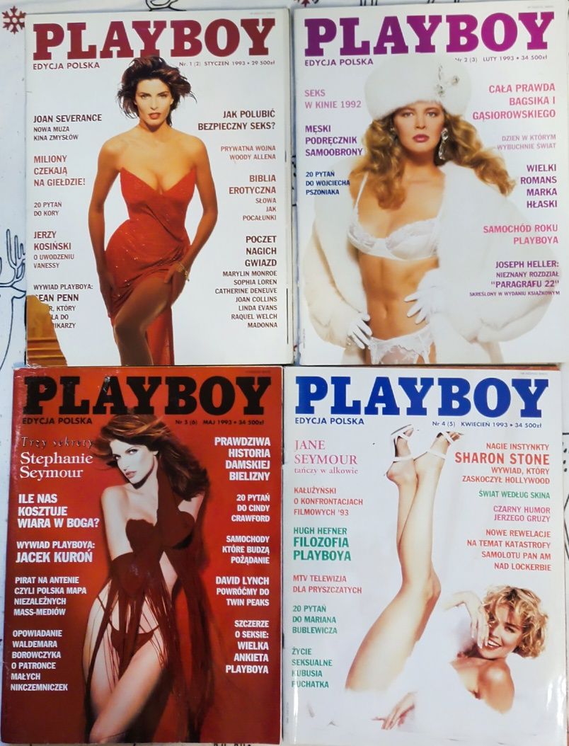 Playboy polska edycja 4 egzemplarze