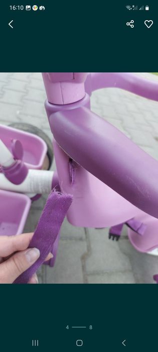 Rowerek trójkołowy 4 w 1 Little Tikes, daszek,