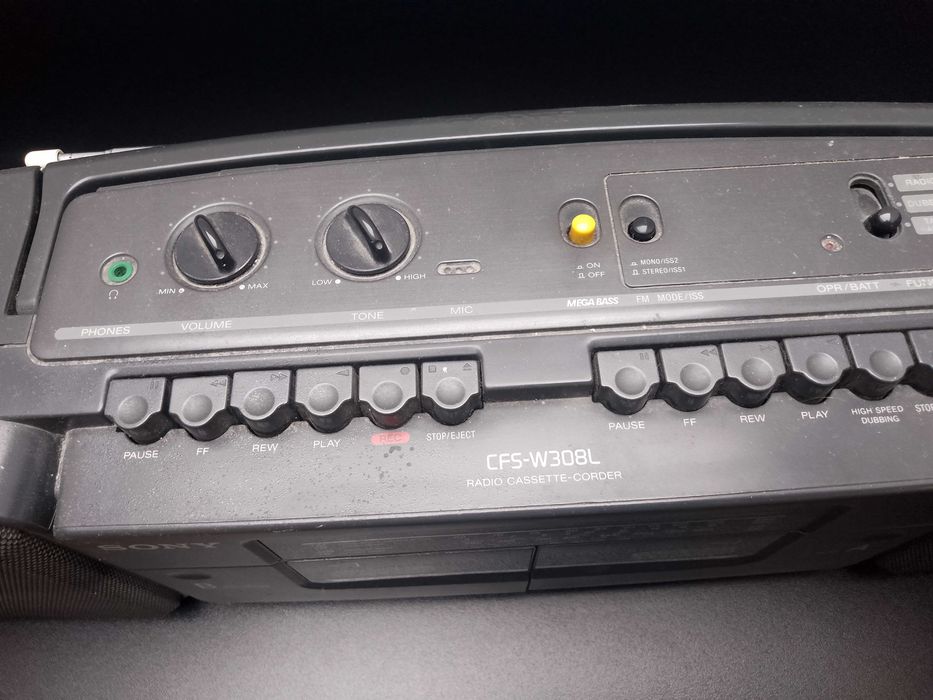 Radiomagnetofon SONY CFS-W308L sprawne PRL Vintage