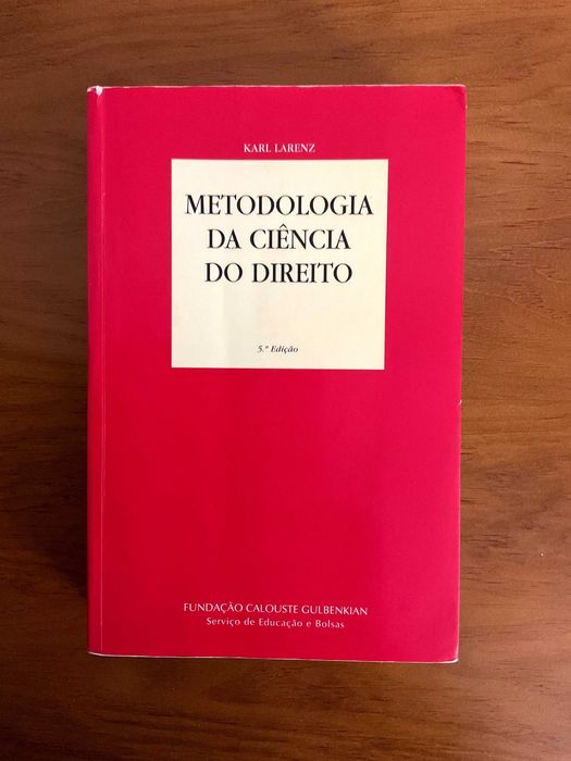 Metodologia da Ciência do Direito, Karl Larenz