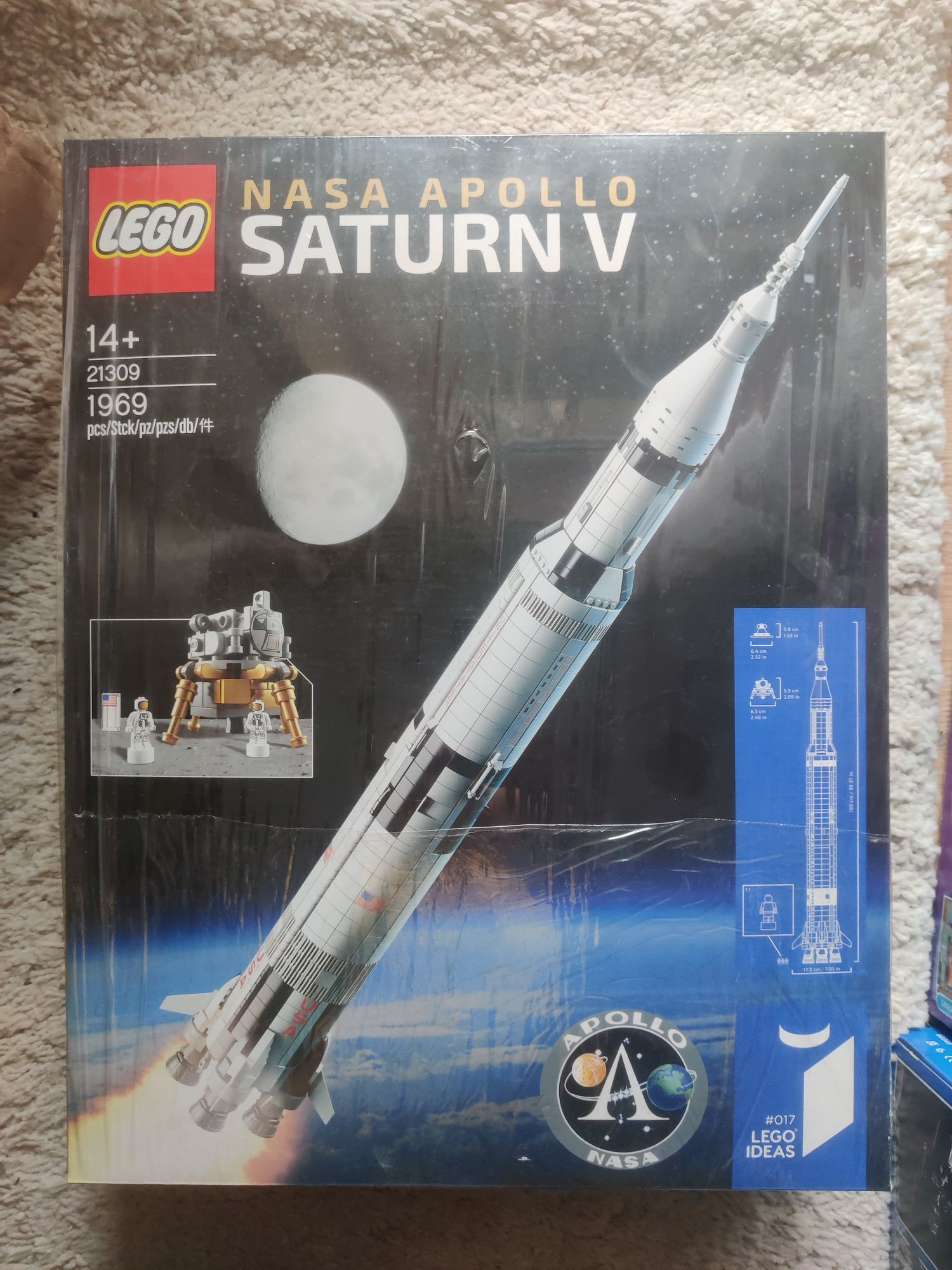 Lego Ideas 21309 Rakieta NASA Apollo Saturn V