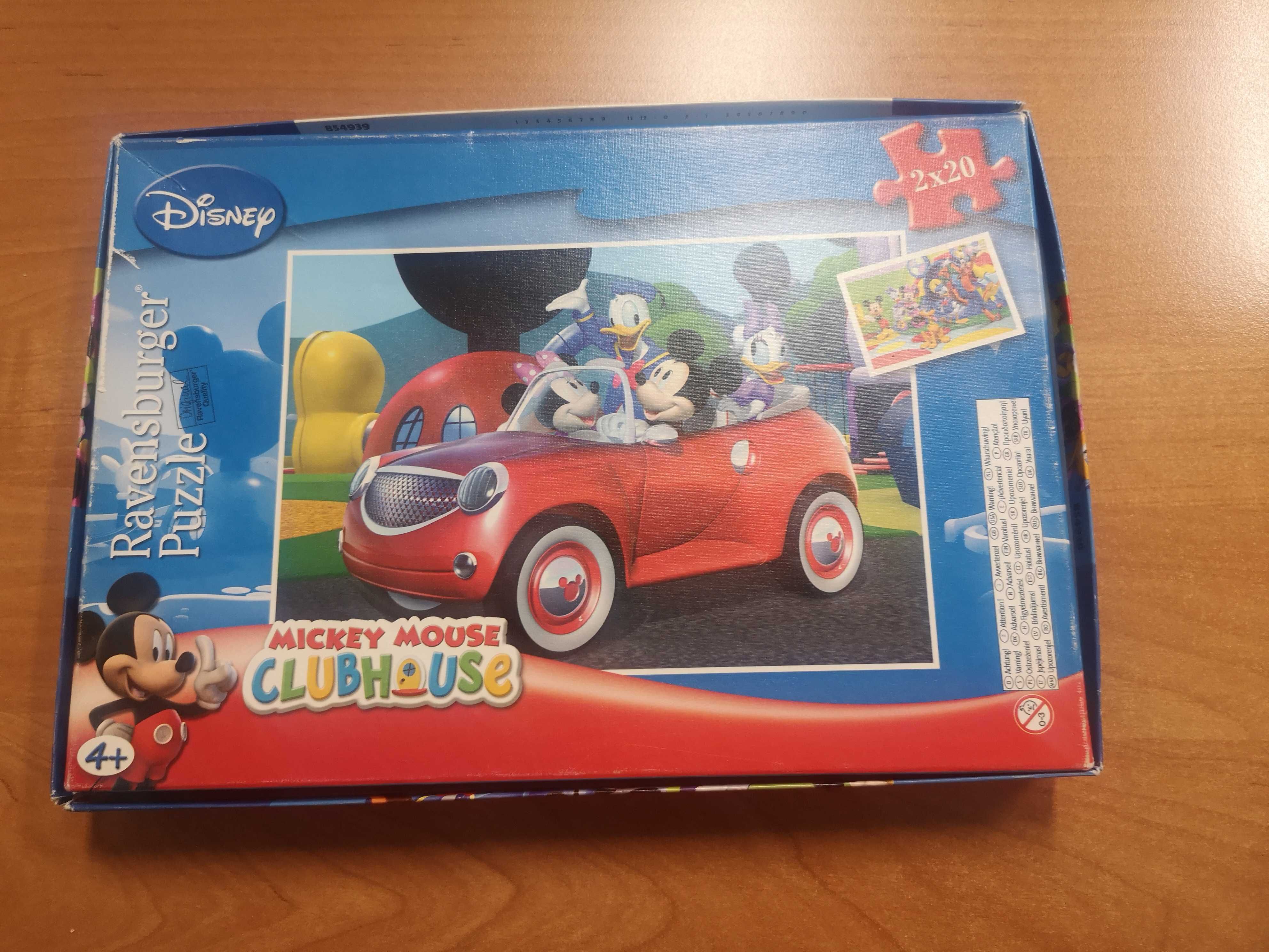 Ravensburger puzzle Disney Mickey Mouse, 2 x 20 (dla dzieci 4+)