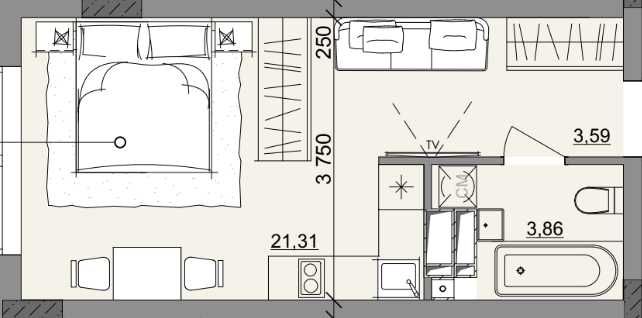Смарт-квартира в ЖК «Акварель 10» по акционной цене — успей купить