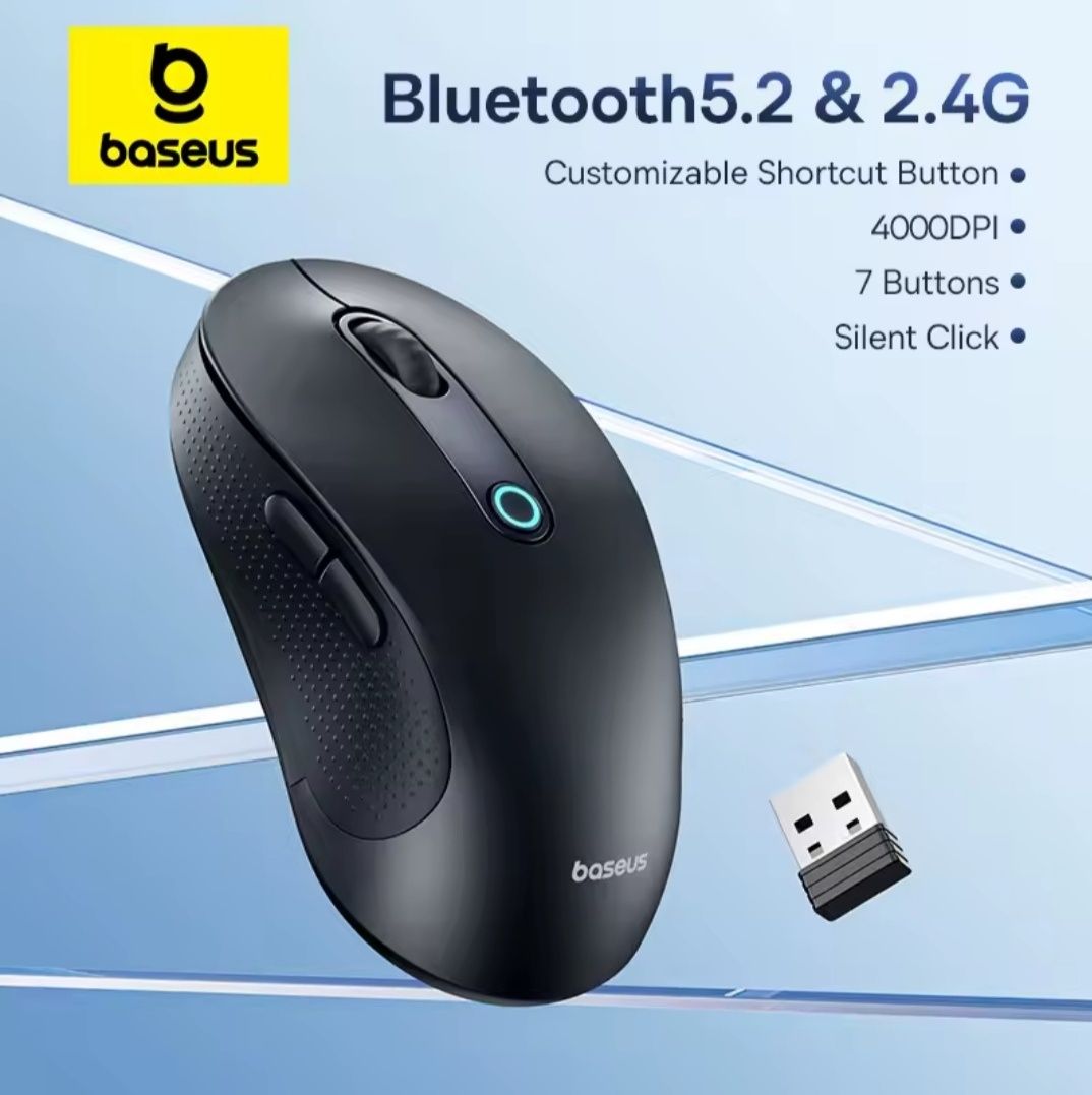 Мишка Baseus F02 Bluetooth 5.2 + 2.4