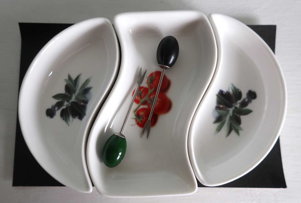 Набір посуду для  маслин.