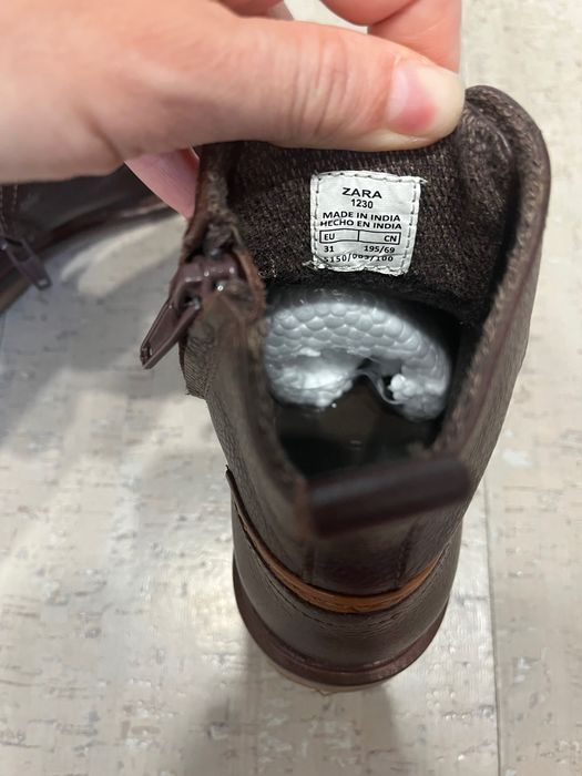 Черевички шкіряні для хлопчика Zara 31р