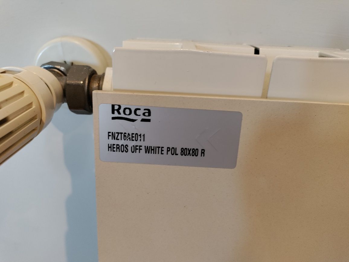 Cerâmica marca roca de 1a Heros white 80*80 resto de obra