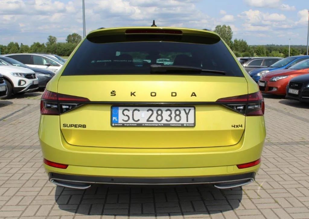 Skoda Superb Skoda SUPERB III Combi Sportline 2.0 TDI 140 kW (190 KM) 4x4