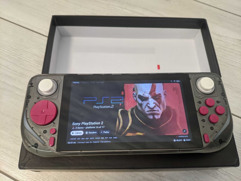 Портативна ігрова приставка GameMT e6 MAX Android 13 GammaOS/подарунок