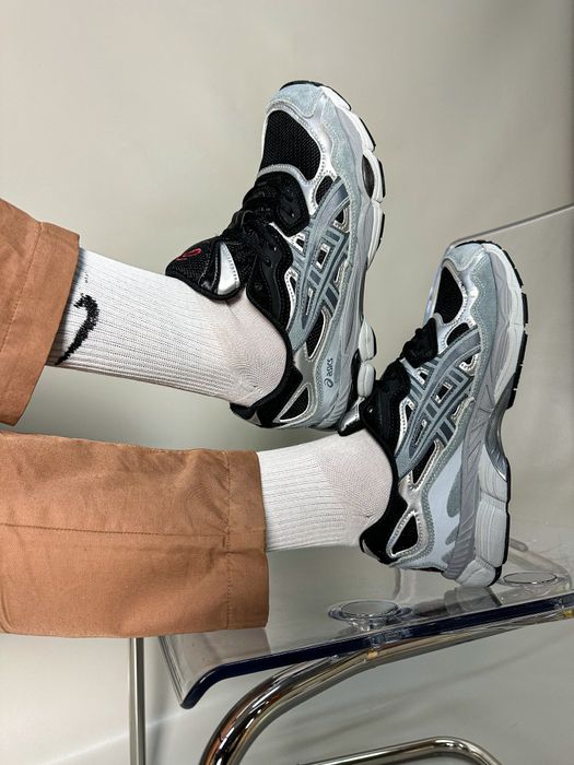 Кросівки чоловічі Asics Gel NYC Black Fjord Grey Кроссовки мужские