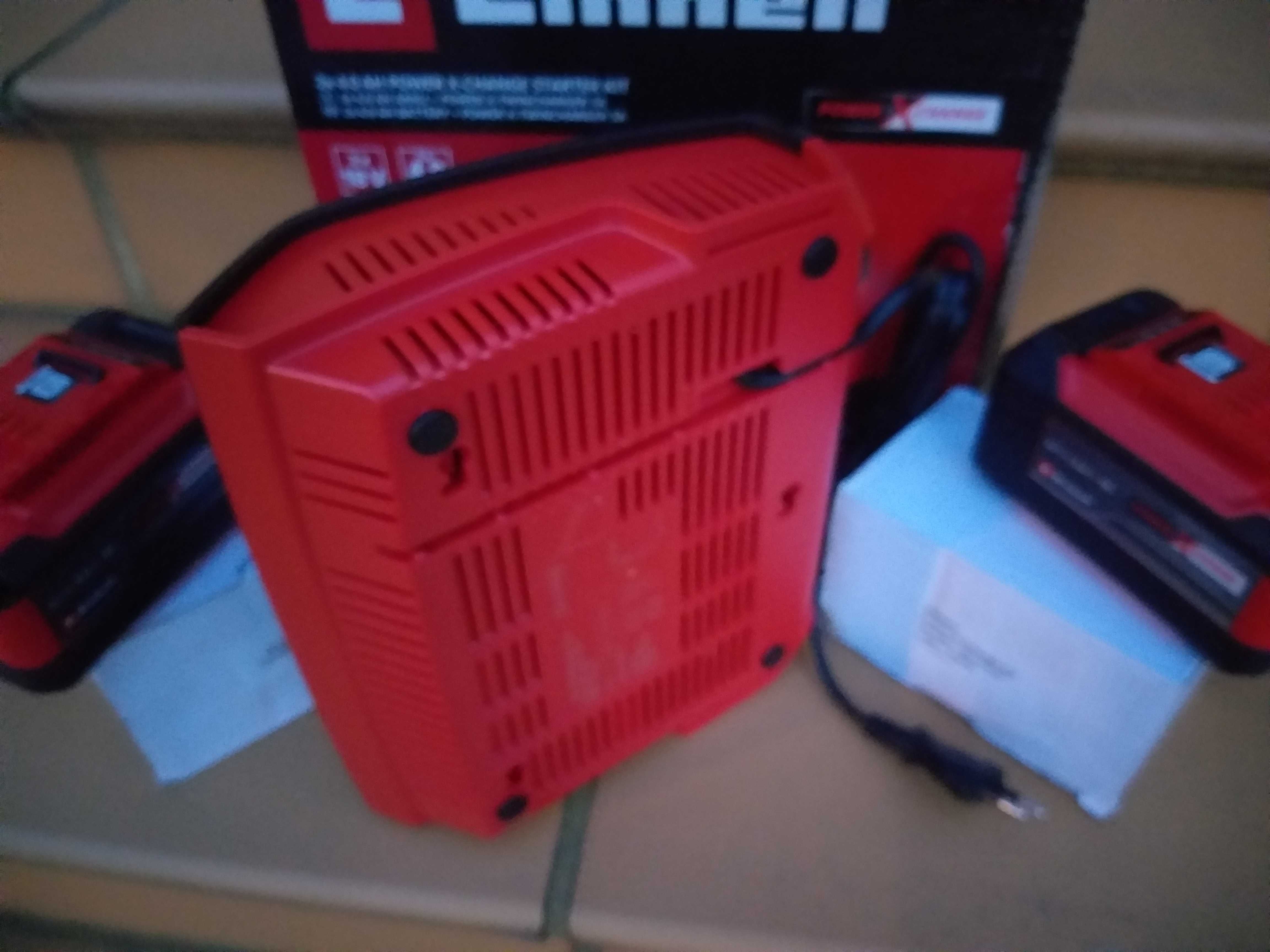 akumulatory einhell 5,2 Ah 2 szt + ładowarka podwójna