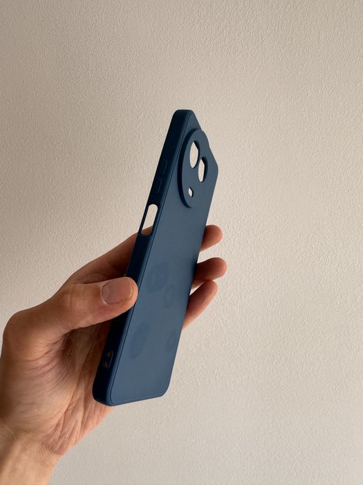 Etui Plecki matt ciemnoniebieski + SZKŁO do Realme 11 5G