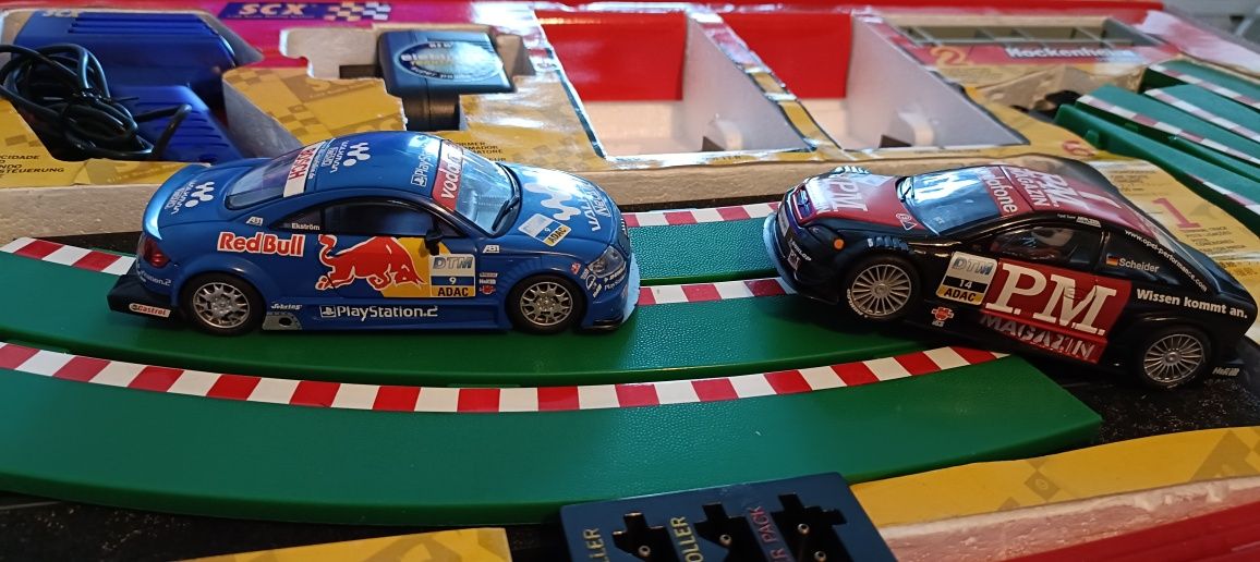 pista de carros SCX Scalextric 1:32 Hockenheim DTM Series quase nova