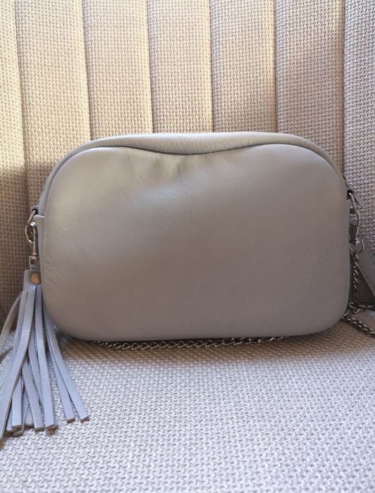 Fabiola Fabulous szara torebka skóra naturalna