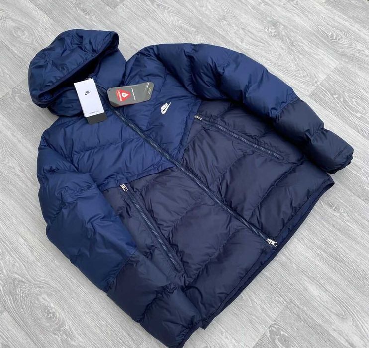 ОРИГІНАЛ! Пуховик Nike Sf Wr Pl-Fld Hd Jkt Blue S M L XL | DR9605-410