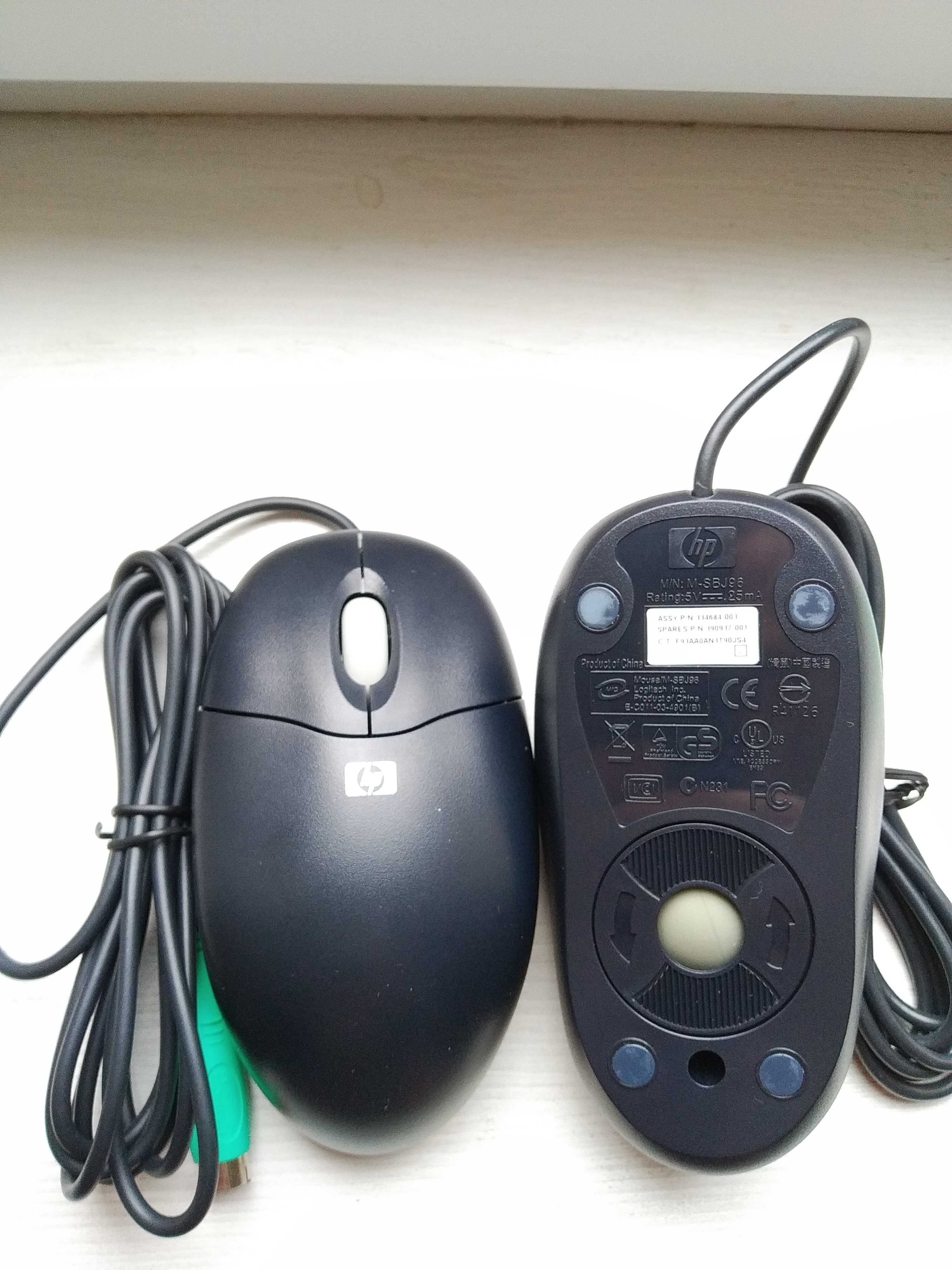 Мишка PS2 з коліщатком, нова, б/в.