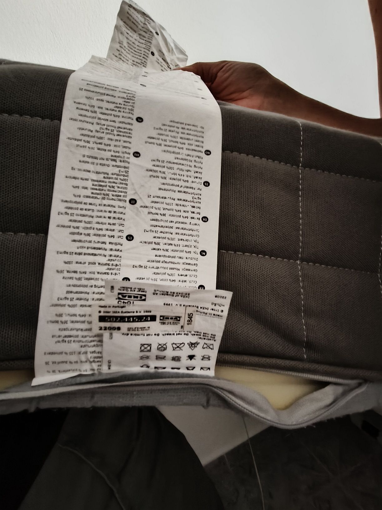 Cama solteiro ikea com colchão e estrado