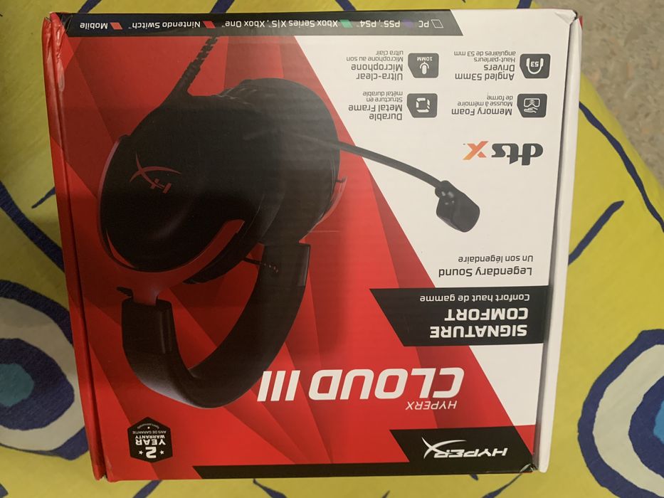 Навушники HyperX Cloud ||| BLACK-RED