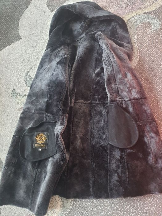 Nowy Kożuch Płaszcz ze skóry owczej firmy Hollert German Leather
