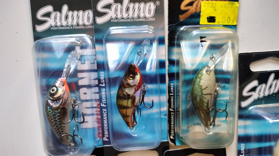 7 x Salmo hornet sparky rattlin slider nowe woblery