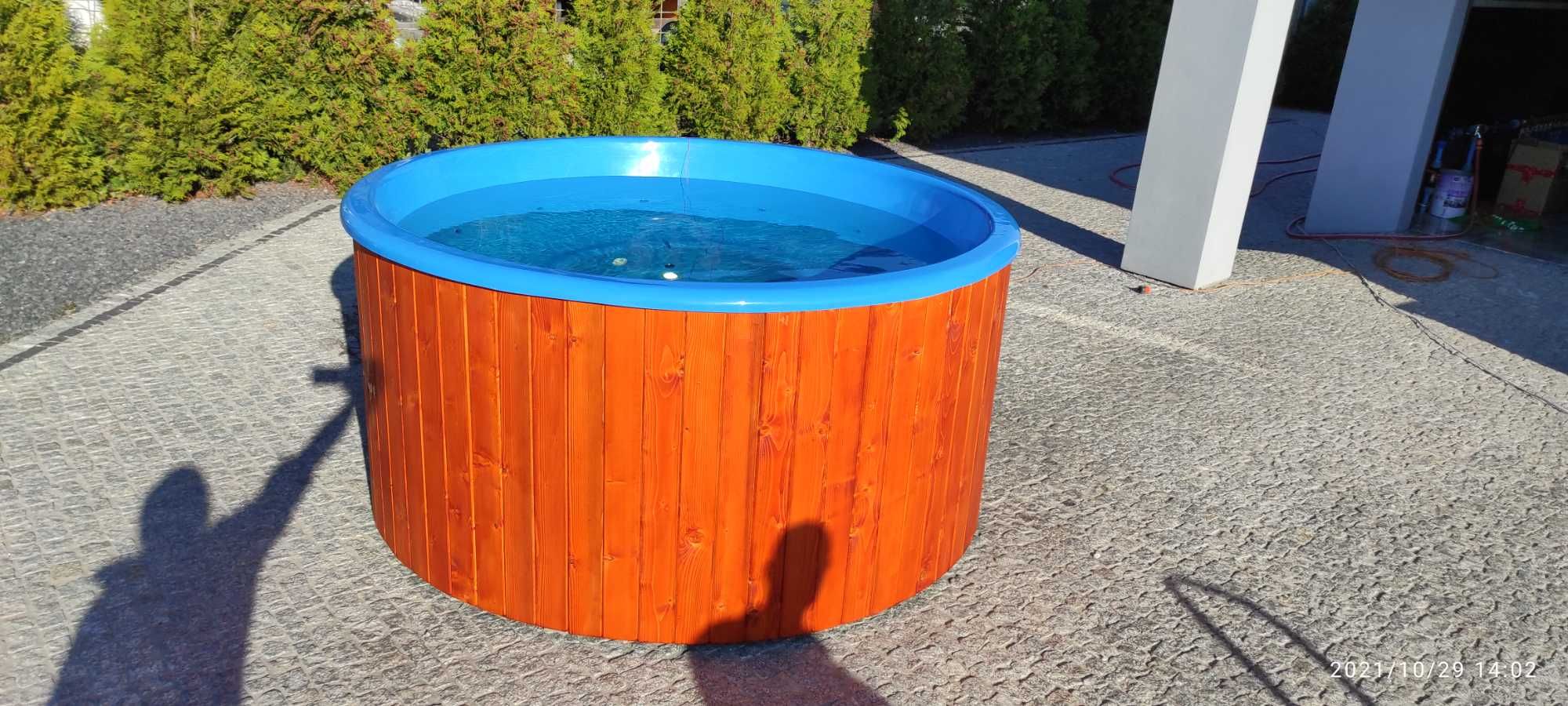 Basen Ogrodowy Jacuzzi Ogrodowe Bania Wanna Oczko Wodne Niecka Balia