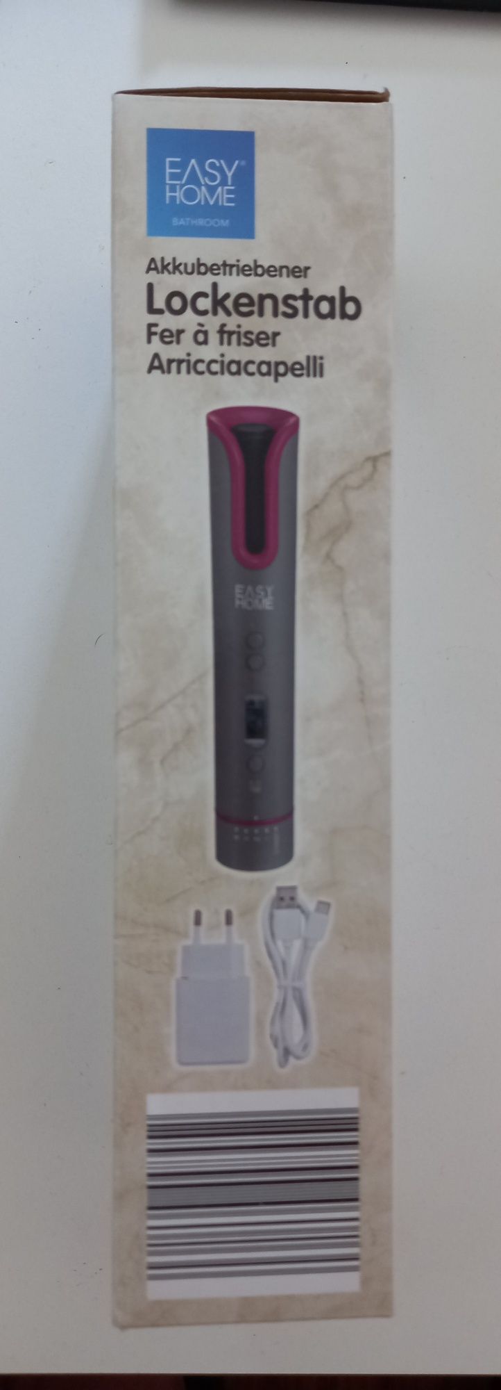 Nowa bezprzewodowa lokówka do włosów z gniazdem USB EasyHome