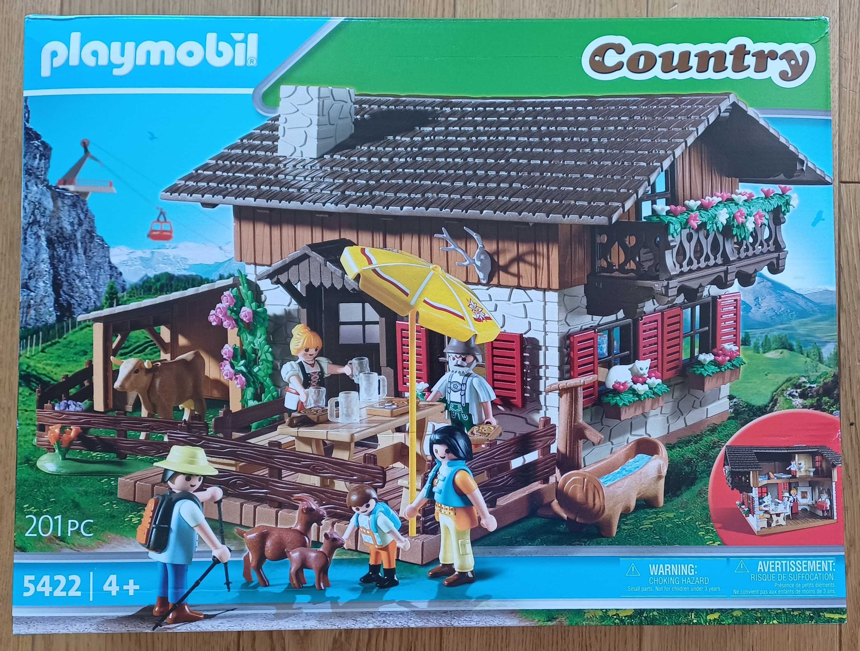 PLAYMOBIL 5422 - Schronisko - Górska baza noclegowa  + GRATIS Figurka