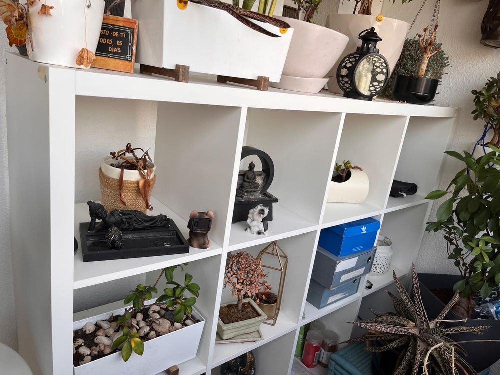 Estante de quadrados ikea