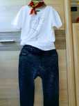 Wygodne legginsy czarne jeansy marmurkowe leginsy długie
