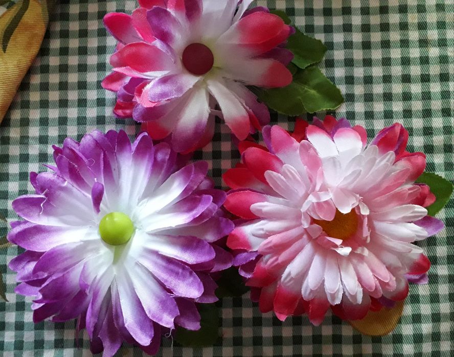 Fantasia de Carnaval Gancho para Cabelo Flores malmequer