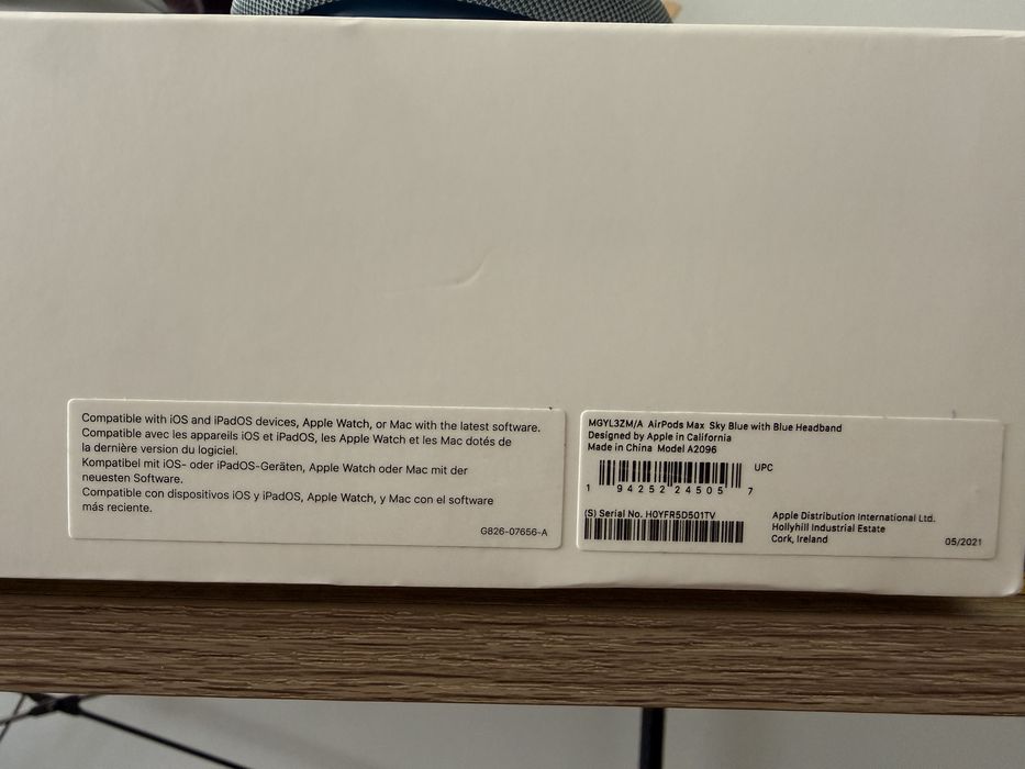 Навушники AirPods Max Sky Blue (перше покоління)
