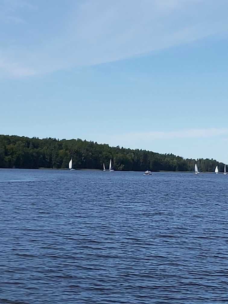 Ogrodzony duzy Domek letniskowy Makowo Mazury