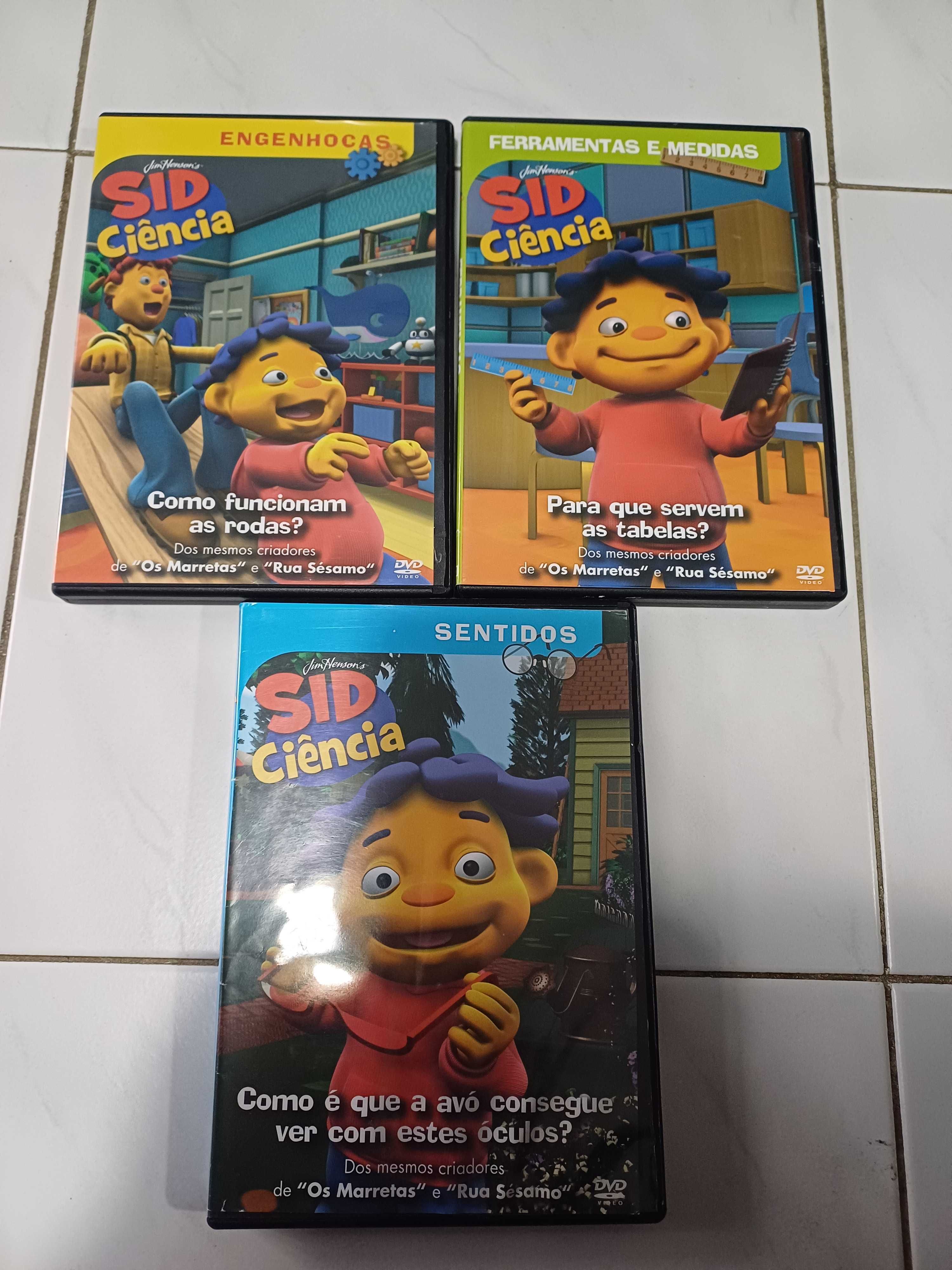 Pack 3 dvds Sid Ciência