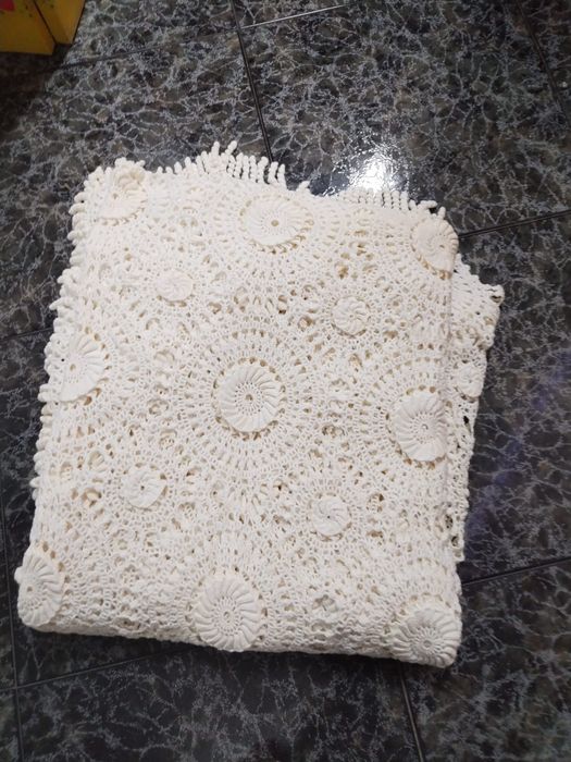 Colcha cama de casal , em Croché