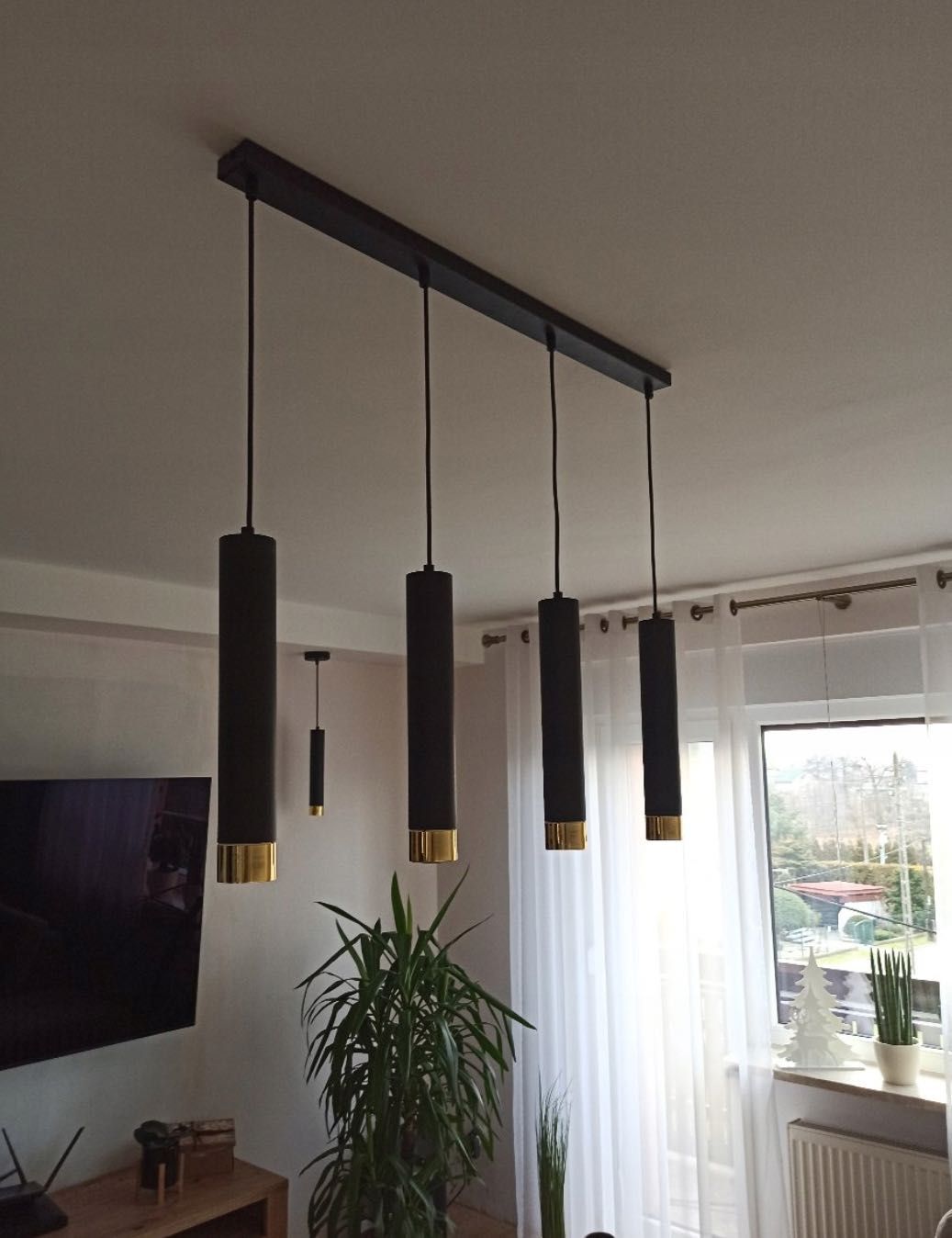 Nowa lampa PREMIUM GLAMOUR poczwórna DUŻA