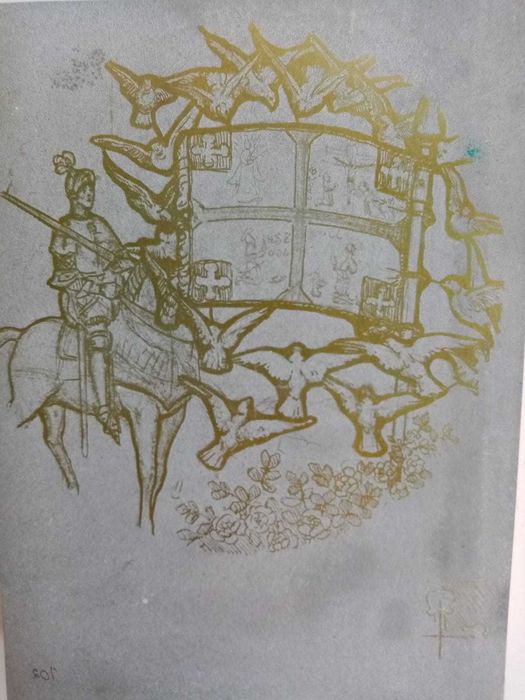 cunhos de zincogravuras: brasões de heráldica de família, etc. #3