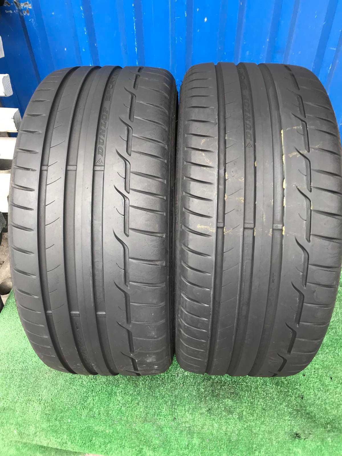 Шини Dunlop 225/35r19 Пара літо б/у склад Оригінал