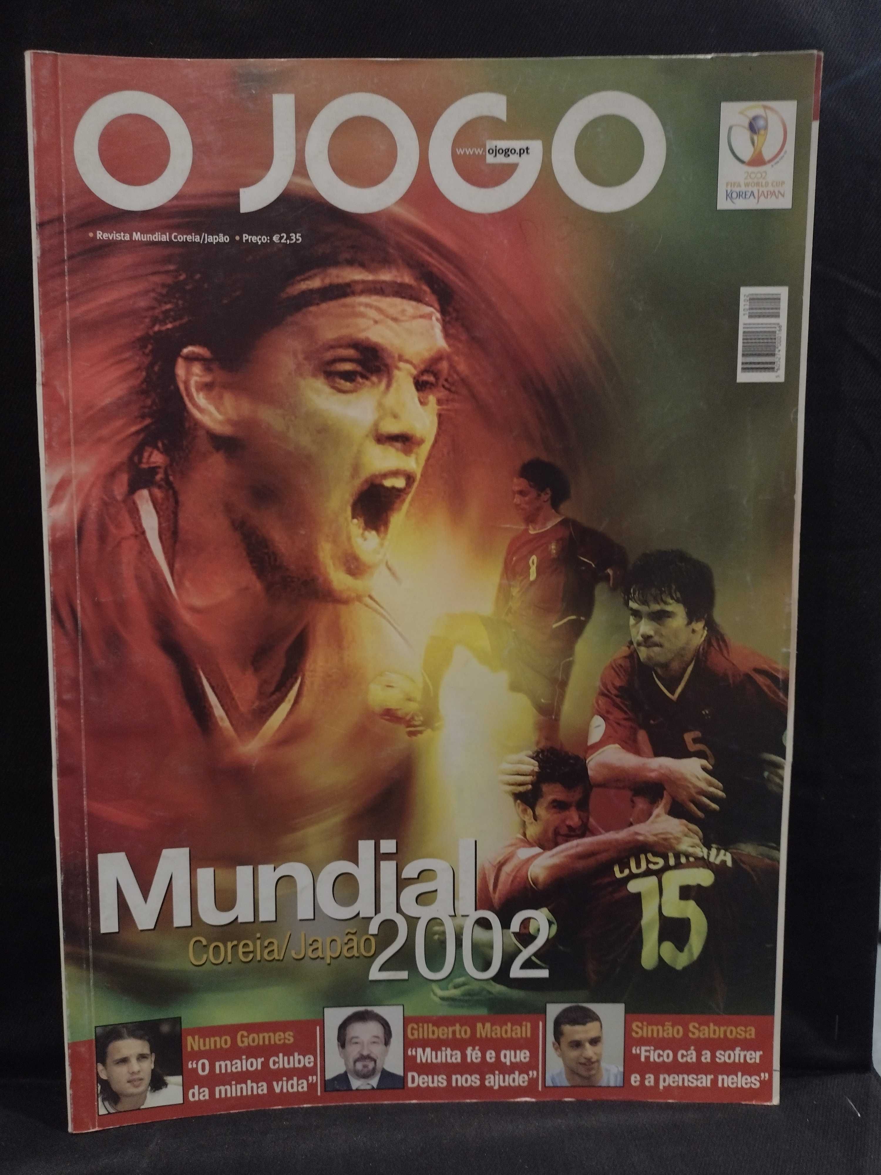 Revista "O Jogo" Mundial Coreia/Japão 2002