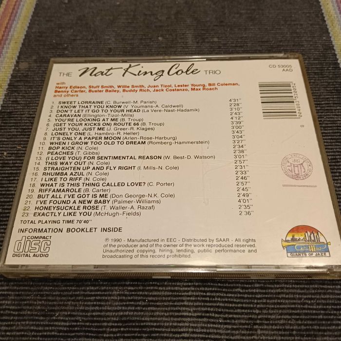 CD Nat King Cole
