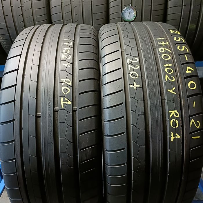 255/40r21 Dunlop Sport Maxx GT 6mm RO1