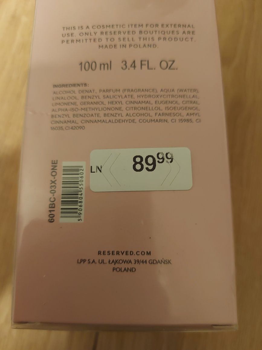 Nowe perfumy Calm Down Reserved 100 ml damskie