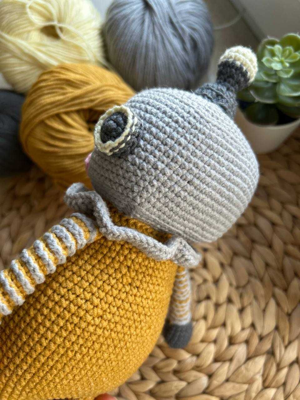 Robot na szydełku Amigurumi Handmade